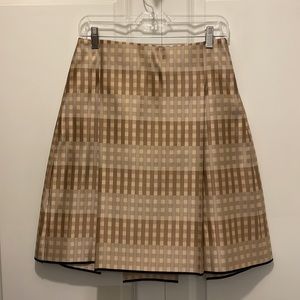 Jil Sander Pleated Skirt in 100% Silk